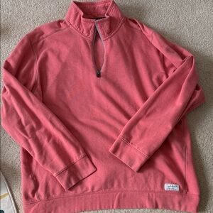 Eddie Bauer Men's Salmon Zip-Up Sweater